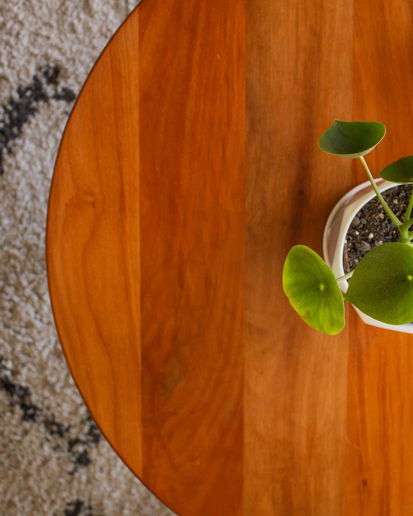 Mesa de Centro con Madera de Roble