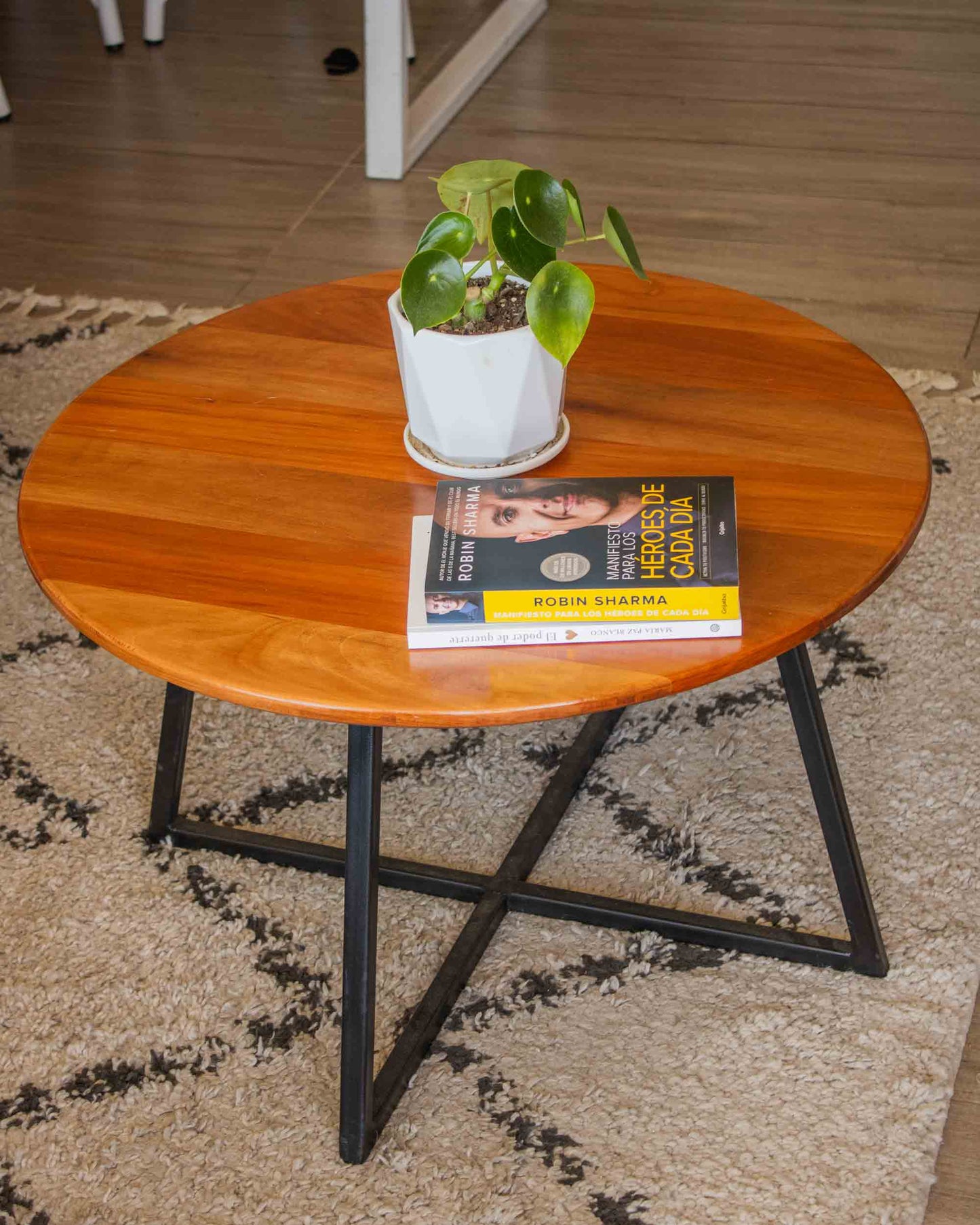 Mesa de Centro con Madera de Roble