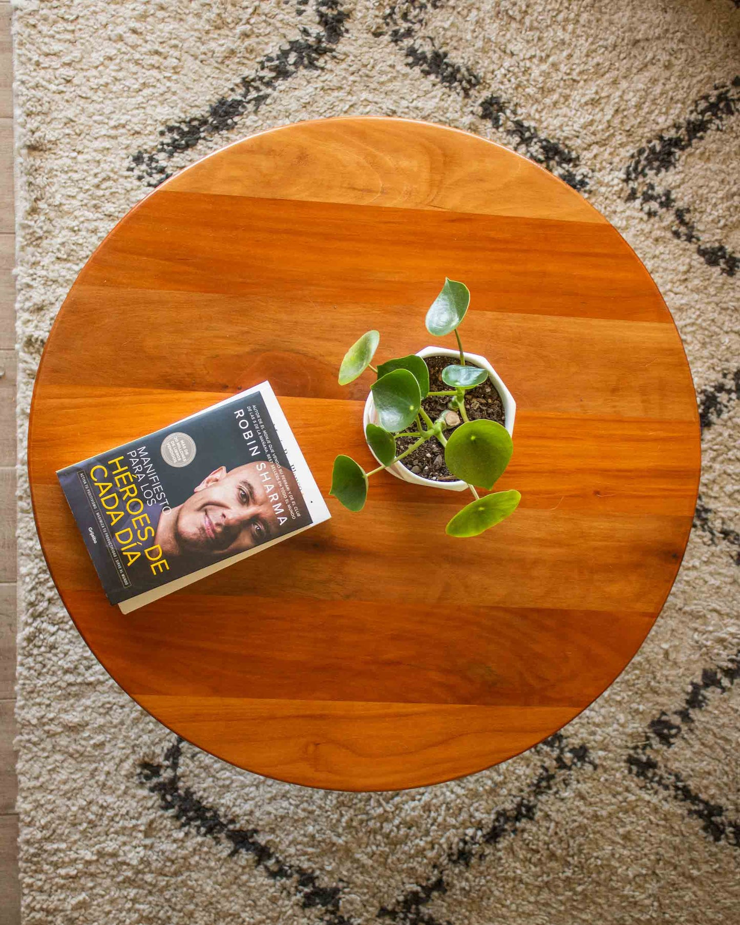 Mesa de Centro con Madera de Roble